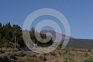 Tenerife Canary Islands teide moon mars