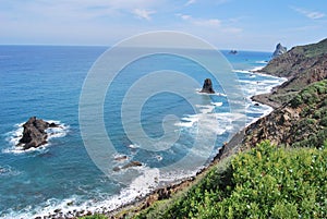 Tenerife, coastline of Anaga