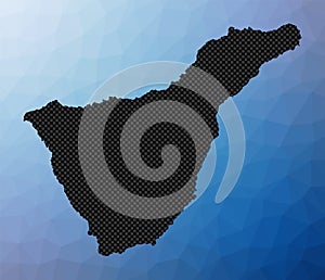 Tenerife geometric map.
