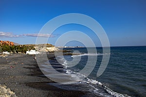 Tenerife quiet day at the beach