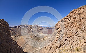 Tenerife, view over Canadas del Teide