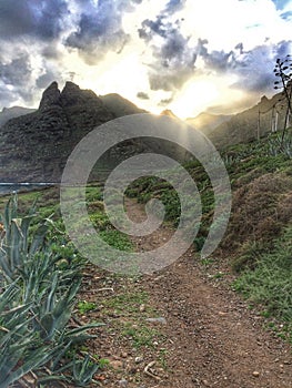 Tenerife, wild coast in Hidalgo