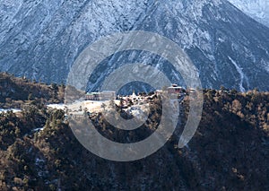 Tengboche Buddhist monastery in Sagarmatha, Nepal photo