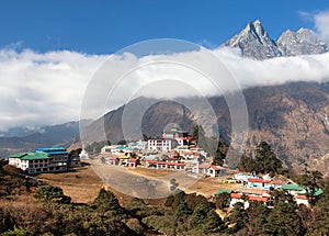 Tengboche Monastery Khumbu valley Nepal Himalayas