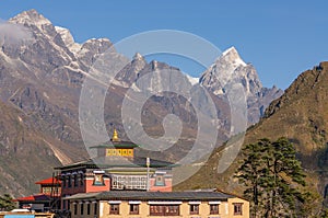 Tengboche monastery and mountain