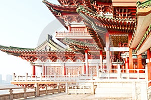 Tengwang Pavilion,Nanchang,t raditional, ancient Chinese architecture