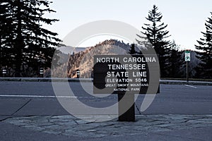 Tennessee And Carolina Border