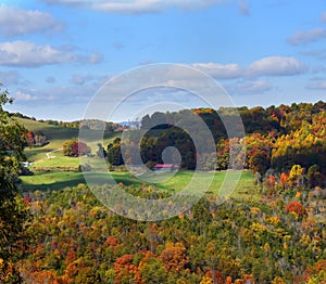 Tennessee Farmscape in Autumn photo