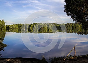 Tennessee River and Fishing Pole