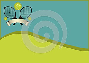 Tennis background photo