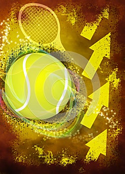 Tennis background photo