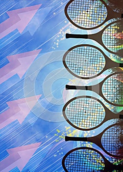 Tennis background photo