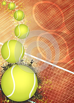 Tennis background photo