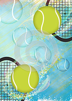 Tennis background photo