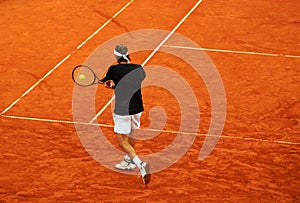 Tennis backhand photo