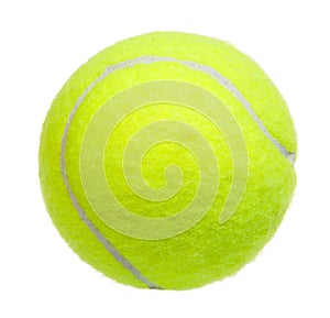 Tennis ball isolated