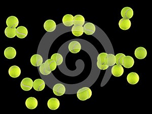 Tennis balls background img