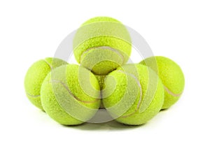 Tennis balls isolated