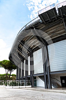 Tennis Central Stadium Nicola Pietrangeli in Rome, exterior