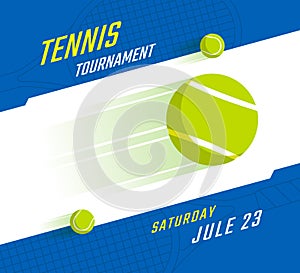 Tennis championship poster