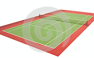 Tennis court photo