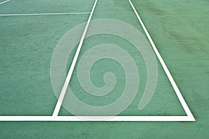 Tennis court abstract