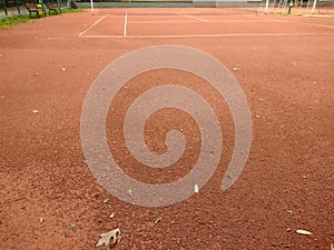 Tennis court for amateurs. Sports