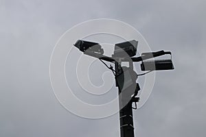 Tennis Court Lighting on Cloudy Weather