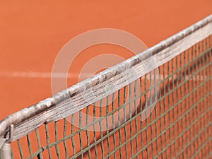 Tennis court with line and net (88)