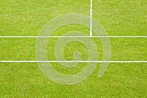 Tennis court lines