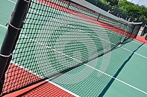 Tennis Court and Net