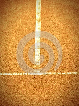 Tennis court with t-line (264)