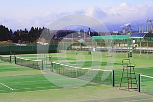 Tennis courts photo