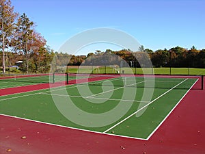 Tennis courts