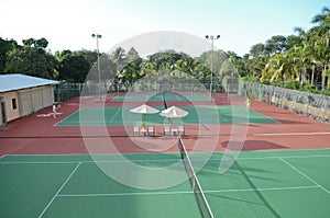 Tennis courts