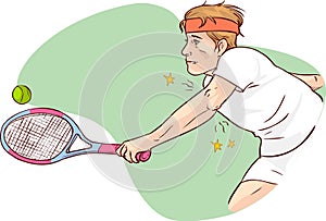 Tennis elbow photo