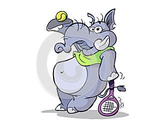 Tennis elephant