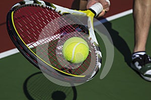 Tennis Forehand Slice from Baseline