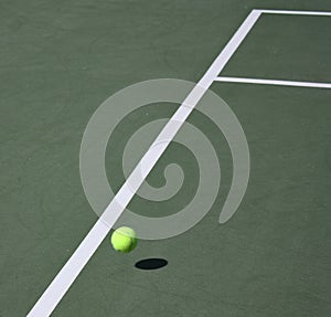 Tennis game concept