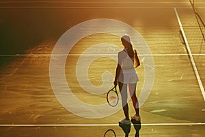 tennis game concept,outdoor activities