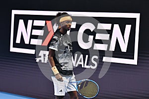 Tennis Internationals Next Gen ATP Finals - Tournament round - Ugo Humbert vs Mikael Ymer