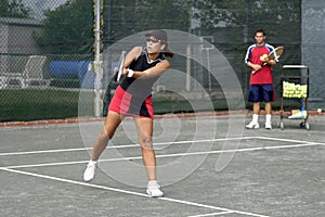 Tennis lesson