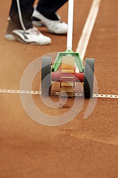 Tennis Line brush machine