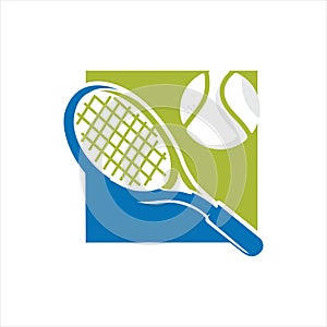 Tennis Logo Template Vector, Active sport and tennis