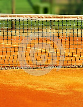 Tennis net background