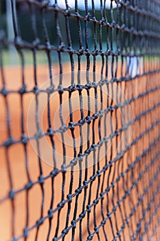 Tennis net detail