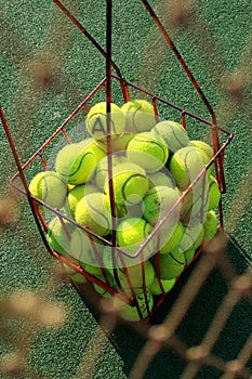 Tennis Net and Tennis Balls