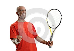 Tennis player winner