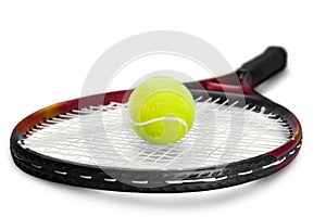 Tennis Racket and Ball photo