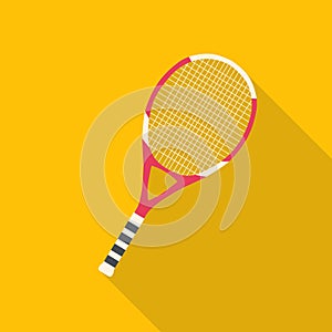 Tennis racket flat design